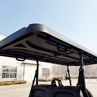 Voiture de golf électrique DC-H-F2+2, chariot de golf surélevé pour la chasse, 4 places, conception professionnelle, buggy de golf personnalisé