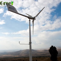 Éolienne à contrôle de pas 5KW 10KW 20KW 30KW, fabricants d'éoliennes à axe horizontal