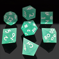 Jeu de dés polyédriques givrés à bords vifs à prix d'usine pour le jeu de rôle Dungeons and Dragons DND