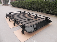 Porte-bagages de toit universel en acier Unity 4x4 pour véhicules, fixation supérieure, capacité supérieure à 100 kg, dimensions 220x125