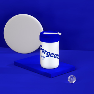 MAIMAI 340/420ml Tasse à café en acier inoxydable 304 Thé au lait Tasse thermos étanche <span class=keywords><strong>Klein</strong></span> Blue Trend Travel Thermal Cup Water Bottle - Product Image 3