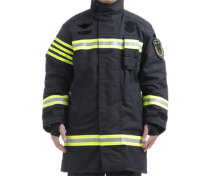 Traje de Bombero ZFH-BS (Azul Marino Oscuro) - Equipo de Protección Ignífugo Certificado GA10-2014 para Rescate de Incendios - Product Image 5