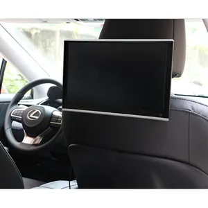 Car Rear Entertainment System Player 1024*600 Resolution Built-In Speaker Adjustable Display Angle IPS Capacitive Touch Screen