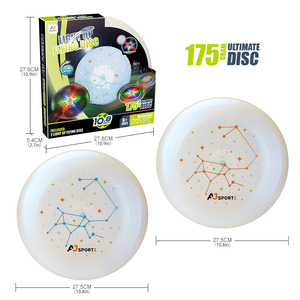 10.8 inch LED Sagittarius Chòm Sao Sao PP đĩa bay với long lanh in tùy chỉnh bay đĩa trẻ em thể thao Đồ chơi sân trò chơi - Product Image 1