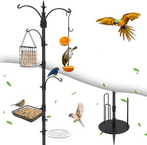 Outdoor Garden Bird Feeding Station <strong>Feeder</strong>,Hanging Metal Bird <strong>Feeder</strong> Watching Bird Feeding Rack - Product Image 4