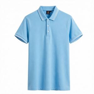Polo à manches courtes 100 % coton, séchage rapide, anti-humidité, avec logo personnalisé, pour uniformes de boutique de mode et de café 2026 - Product Image 3