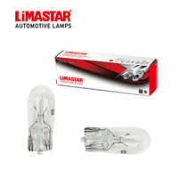 Limastar W5W T10 12V Clear 158 2825 12961 Side Turn Sinyal Mobil Inter Cahaya Lampu Bagasi Stop Lamp