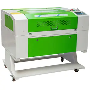 5070 wood leather rubber acrylic paper CO2 laser engraving cutting machine with 80W 100W laser power