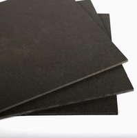 1.8mmx1220X2440mm MDF de couleur noire pour la stratification