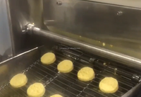 Machine automatique de formage de falafels et de friture de galettes de pois chiches pour usine alimentaire, restaurant et ligne de production commerciale