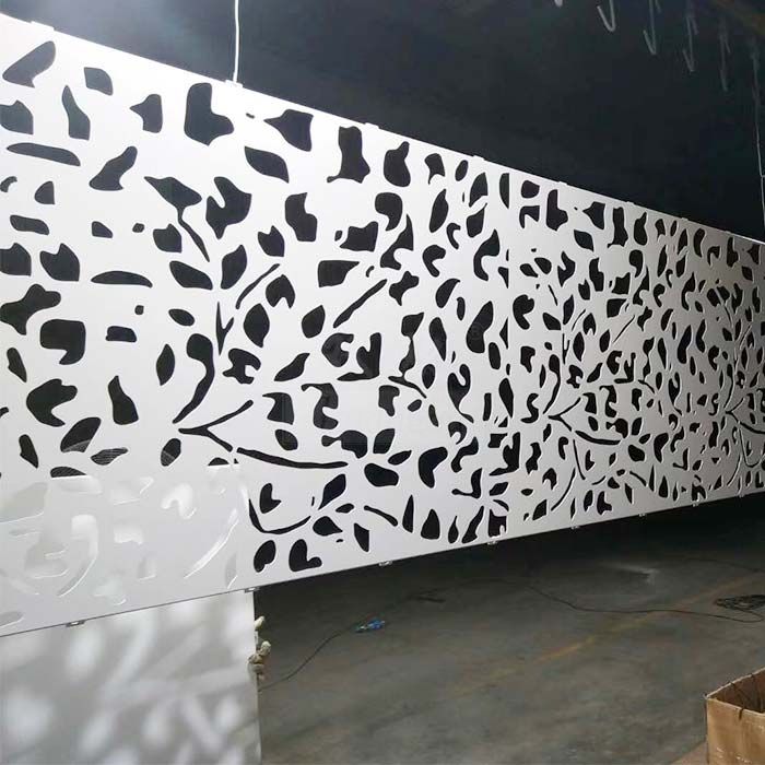 Customized Laser Cut Decorative Metal Panel Screen Outdoor Metal Privacy Screen