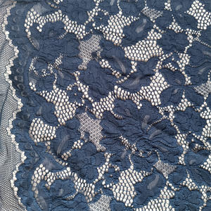 Tissu élastique en dentelle Jacquard Garniture extensible de qualité supérieure à bords ondulés pour lingerie de luxe et vêtements intimes OEKO-TEX certifiée - Product Image 3