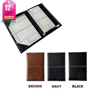 Yardage Book Holder Cover Golf Scorecard Organizer Gift Pack Golf Score Card Holder Golf Scorecard Holder