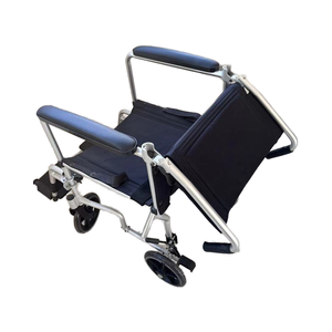 Silla de ruedas de transporte Manual plegable ajustable de alta calidad Venta caliente para ancianos - Product Image 3
