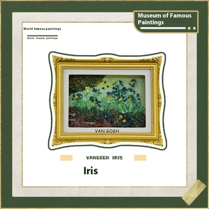 <span class=keywords><strong>Van</strong></span> <span class=keywords><strong>Gogh</strong></span> World Famous Peintures Autocollants Fine Résine Bois Ornements <span class=keywords><strong>De</strong></span> Bureau-Starry Sky Tournesol Monde Touristique Souvenirs pour - Product Image 4