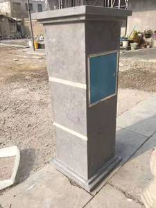 MAMG006 Bán Buôn Màu Xanh Đá Vôi Vườn Thư Box Đá Hộp Thư Ngoài Trời Với Thiết Kế Đứng - Product Image 4