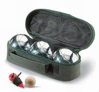 YumuQ 73MM 32MM Metal 4 Team Bocce Ball Set Bocce French Jeu De Boules De Pétanque avec étui de transport