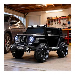 Voiture électrique pour enfants 2-4 ans, double moteur 390, phares LED Halo, batterie 12V7Ah, plastique durable, siège spacieux, balancement doux - Product Image 3