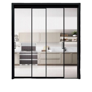 Hai Lớp rỗng kính cường lực hợp kim nhôm cửa trượt bề mặt hoàn thiện cho ban công phòng khách & phân vùng phòng tắm - Product Image 1