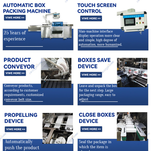 Máquina de embalaje de boxeo horizontal automática multifunción electrónica de alimentos automática de alta calidad - Product Image 3