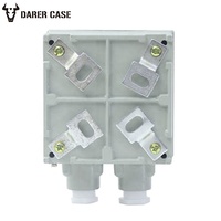 DAW214 230*230*107mm Nouvelle conception de boîtier de batterie électronique en métal boîtier étanche en aluminium moulé sous pression