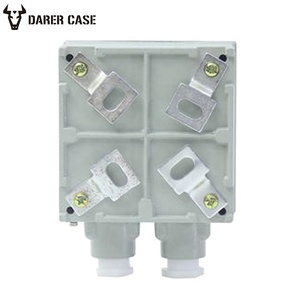 DAW214 230*230*107Mm Thiết Kế Mới Kim Loại Hộp Pin Điện Tử Die Đúc Nhôm Chống Thấm Nước Bao Vây - Product Image 4