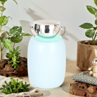 Meilleure vente en stock, mini bouteille d'eau isolée mignonne et durable en acier inoxydable, tasse à café à double paroi pour étudiants