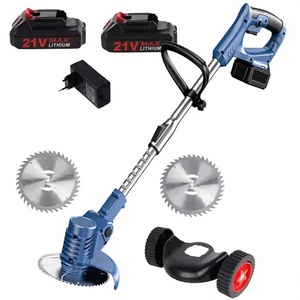Débroussailleuse sans fil 21 V pour bricolage avec batterie au lithium 21 V et poignée télescopique pour jardinage domestique - Product Image 4