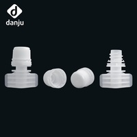 Bouchon anti-fuite personnalisable de qualité supérieure avec bec verseur en PE de 6 mm pour sachets de recharges de boissons, gelées, sauces et produits de soin personnel