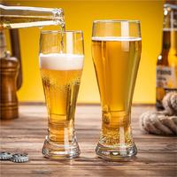 Bar pesta digunakan 19oz mesin ditiup kustom cangkir kaca bir gelas bir Jerman grosir