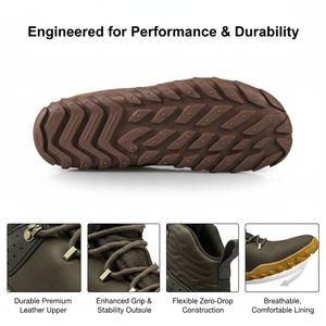 Rộng Cao Hàng Đầu Trọng Lượng Nhẹ Không Thả Tự Nhiên Tối Giản Giày Mắt Cá Chân Khởi Động Người Đàn Ông Cổ Điển Sa Mạc Khởi Động Chân Trần Khởi Động - Product Image 4