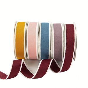 Korean Style 100% Polyester Chenille 2.5cm Plaid Frayed Edge Eco-friendly Ribbon for Flower Gift Wrapping DIY Handmade <b>Bow</b> - Product Image 5