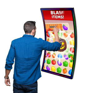 Nuevo diseño, máquina de pantalla táctil curva Digital de 32/43/55 pulgadas, brillo en forma de <span class=keywords><strong>C</strong></span> con interfaz <span class=keywords><strong>USB</strong></span> integrada - Product Image 3
