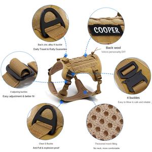 Arnés de <span class=keywords><strong>Collar</strong></span> para Perro Ajustable, Resistente al Agua, Ecológico, de Nailon Táctico, Nuevo, para Exteriores, para Perros Medianos y Grandes - Product Image 6