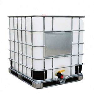 Réservoir d'eau IBC carré en acier Ace <span class=keywords><strong>1000</strong></span> <span class=keywords><strong>litres</strong></span> 275 gallons <span class=keywords><strong>pour</strong></span> liquides chimiques dangereux - Product Image 1
