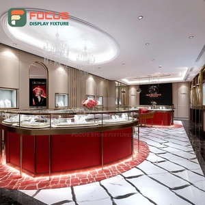 High Visibility Jewelry Shop Display Polished Surface Boutique Space Jewelry Cabinet - Product Image 3