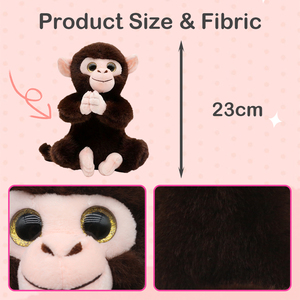 <span class=keywords><strong>Peluche</strong></span> <span class=keywords><strong>Scimmia</strong></span> con Braccia Lunghe, Morbido e Carino, <span class=keywords><strong>Scimmia</strong></span> Marrone Seduta in Preghiera, Giocattolo per Bambini, Regalo, Vendita all'Ingrosso - Product Image 4