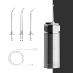 IVISMILE Juego de regalo de hilo dental de agua <span class=keywords><strong>Irrigador</strong></span> oral recargable portátil con 3 boquillas y <span class=keywords><strong>accesorios</strong></span> - Product Image 4