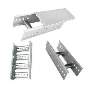 Direct Manufacturer HDG Cable <b>Ladder</b> Tray Custom Size Galvanized SS304 Steel Open Type Ventilated Tray for Commercial Building - Product Image 2