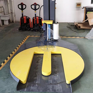 全自动包装托盘拉伸膜缠绕机/标准托盘预拉伸膜M型缠绕机 - Product Image 3