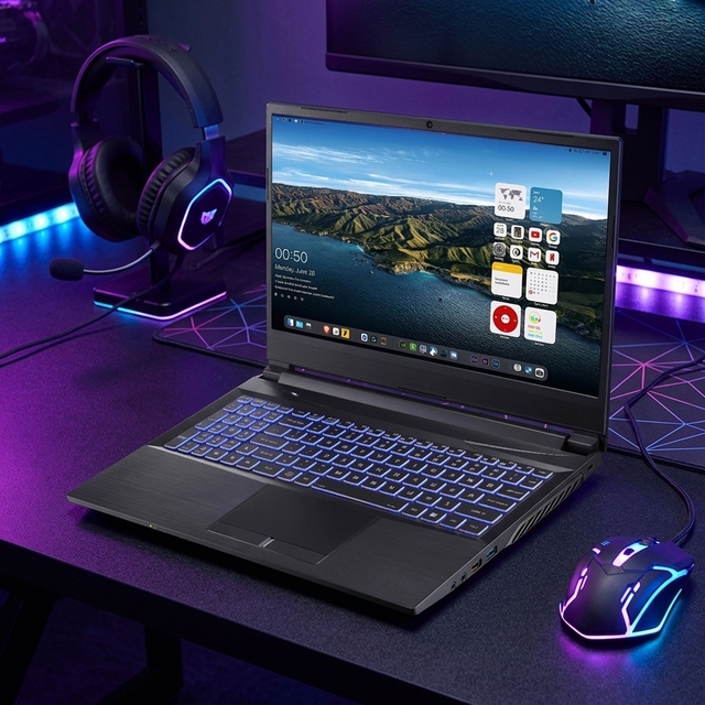 Brand New 15.6 Inch IPS Screen Aluminium Laptop 1920x1080 Backlit Keyboard Eye-Cared Gaming Model