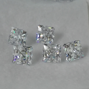 Weiße 3A Grade Zirkonia Square Princess Cut Kleine 3*3mm lose Steine Zirkon steine für die Schmuck herstellung - Product Image 5