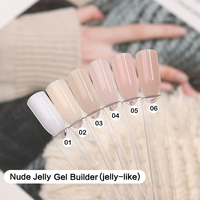Nouveau Gel Dur Hipsterrgel en Gros, Gelée Colorée pour Extension d'Ongles, Gel Mousse Constructeur, Vernis Gel pour Construction d'Ongles