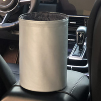 Accessoires intérieurs de voiture, poubelle pliable imperméable suspendue, seau de rangement multifonction miniature pour véhicule
