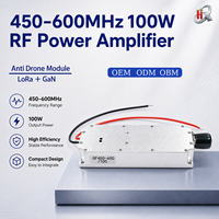 Module amplificateur de puissance RF GaN 100W 450-600MHz pour système anti-drone
