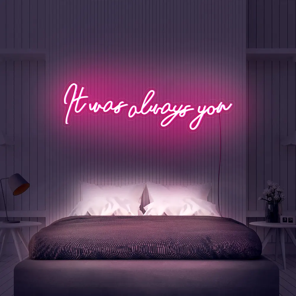 Entrega Rápida Personalizado Neon Led Luz Nome Logotipo Sinal Nenhum Moq Dropshipping sinal de néon personalizado para casa festa decoração do casamento