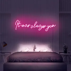 Livraison rapide personnalisé néon Led lumière nom Logo signe pas de quantité minimale de commande livraison directe enseigne néon personnalisée pour la décoration de mariage de fête à la maison