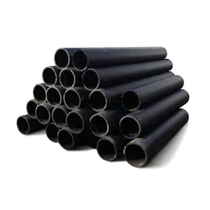China Factory High Quality Erw Steel Pipe Seamless Carbon Steel Pipe Black Steel Tubing For Waterworks/oil/gas