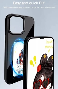 Ốp điện thoại màn hình E-Ink thông minh NFC cho <span class=keywords><strong>iPhone</strong></span> 11, 12, 13, 14, 15, 16 Pro Max, tự thiết kế ảnh - Product Image 5