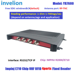 4 8 16 puertos UHF RFID Lector fijo Escritor Multicanal Impinj E710 Lector dividido de largo alcance Gestión de almacenes de activos - Product Image 3